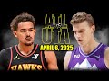 Atlanta Hawks Vs Utah Jazz Full Game Highlights April 6 2025 NBA Regular Season