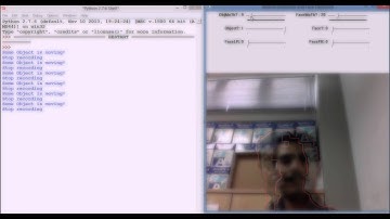 Real Time Face Detection & Motion Object Detection