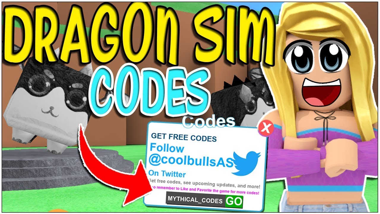 ROBLOX DRAGON SIMULATOR MYTHICAL CODES YouTube