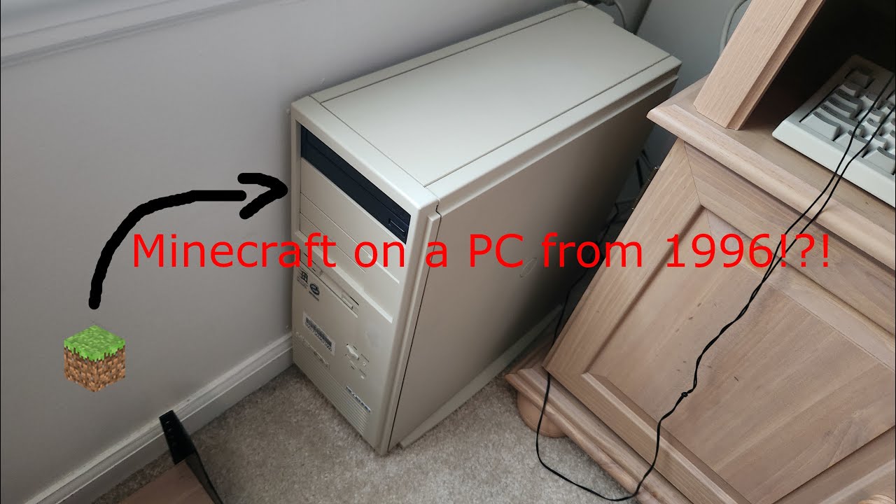 I Installed Minecraft on a 1996 Computer