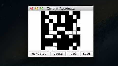 Stochastic cellular automaton