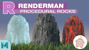 Renderman 23 Procedural Rocks Tutorial