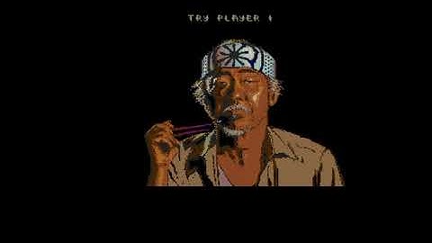 The Karate Kid Part II The Computer Game - Amiga Commodore - FS-UAE v3.0.5 Emulator -Test Windows 11