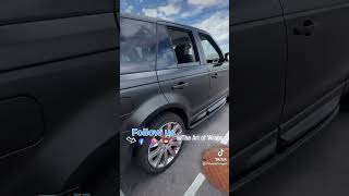Car wraps Range Rover gloss to Satin everything.