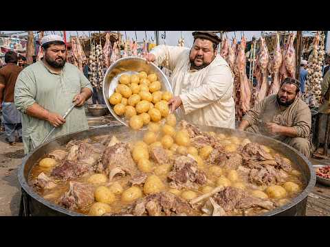 Afghani Famous Rosh recipe | 100 KG Dampukhat | Street food