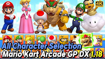 Mario Kart Arcade GP DX 1.18 All Character Selection