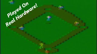 RealSports Baseball Atari 2600 Gameplay Only