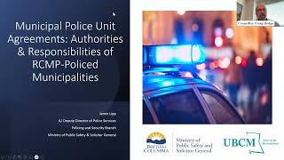 Municipal Police Unit Agreements Authorities & Responsibilities
