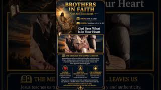 Let us listen to the Holy Gospel according to Saint Matthew, chapter 6, verses 1 to 6 and 16 to 18