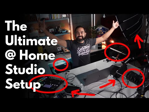 The ULTIMATE Home Video Studio for Live Streaming, Zoom & Presentations 3 Camera Setup in Small Area