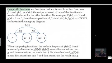 PC 30 10.3 #1of2 Composite Functions