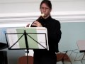 Trevor furness playing recorder at stroud music club