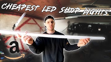 CHEAP LED Shop/Garage Lights Upgrade | DIY Install + Review