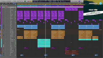 Synthwave Logic X Pro Template Polo Time #Logicproxtemplate #Logicprox #Logicpro #Apple #DAW