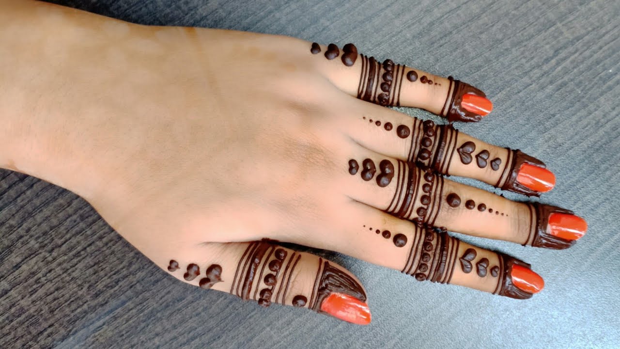 Stunning Assortment of 999+ Mehndi Finger Design Images in Full 4K
