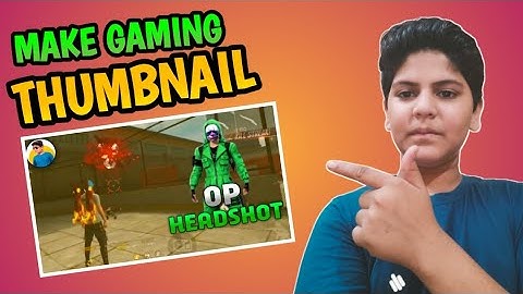 How To Make Professional Gaming Thumbnail On Android || In 5 Minutes