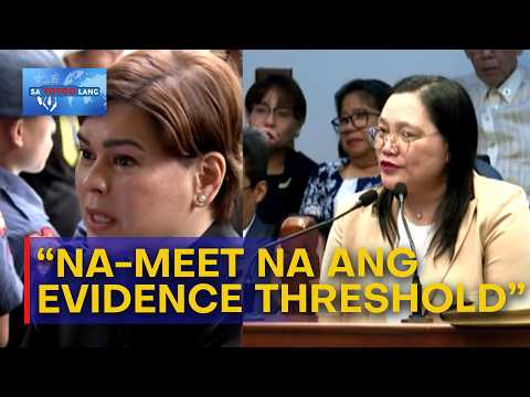 Atty. Reyes: Prosecution has met threshold to establish impeachment charges