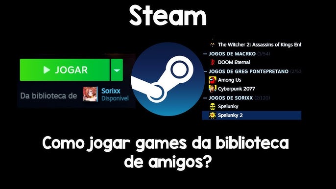 Aprenda a compartilhar seus jogos pela Steam! - Liga dos Games