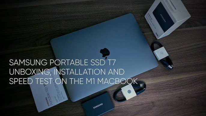 Samsung T7 Portable SSD Unbox + Setup: Super Fast! 