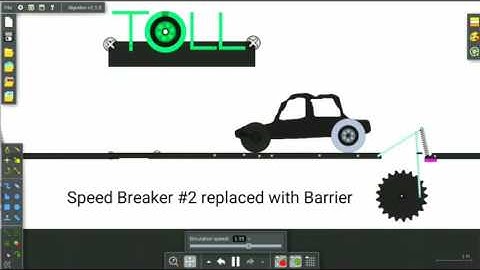 #Animation Electricity generation from speed breakers