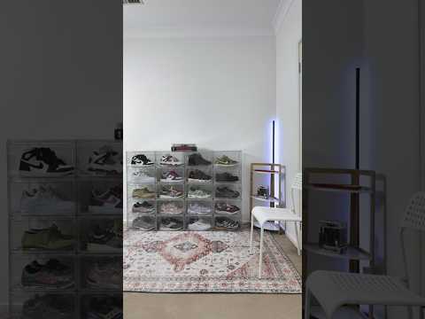 SNEAKER ROOM SET UP IN UNDER 60 SECONDS #sneakers  #sneakercollection