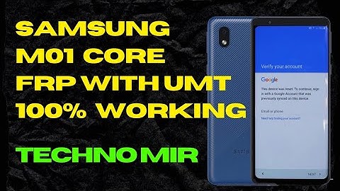 samsung m01 core frp bypass umt | how to remove frp samsung m01 core umt | sam m01 core frp umt