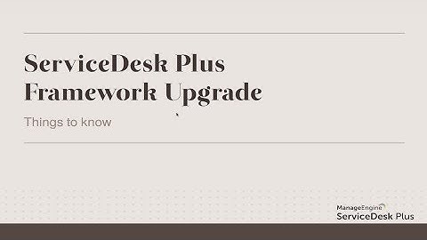 ServiceDesk Plus in the new MickeyLite framework