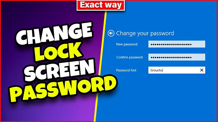 How to Change  Lock Screen Password on Windows 10/11 [ Quick & Easy ]
