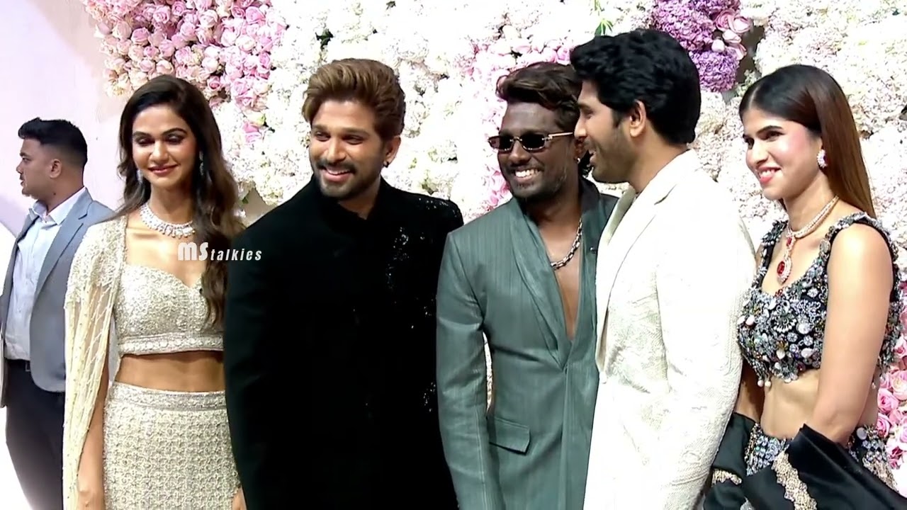 Director Atlee Visuals at Allu Sirish & Nayanika Reddy Pre-Wedding Reception | Allu Arjun