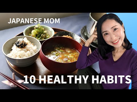 10 HEALTHY HABITS OF JAPANESE MOM | in late 30's with two kids