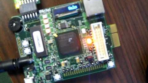 Scrolling OLED on Actel FPGA