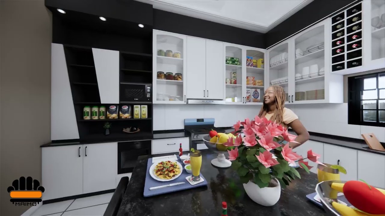 Modern Luxury American Style Kitchen Fitting Design By MAIMO #maimofurniture