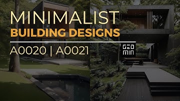Geometric Minimalist Architecture | A020 | A021 #minimalism #minimalist #architecture #design