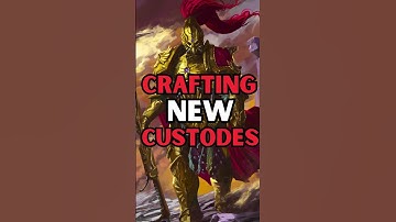 How Do They Make New Custodes Without The Emperor? #warhammer40k