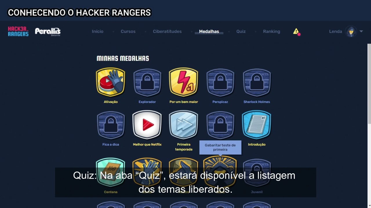 Hacker Rangers - Plataforma Gamificada para Conscientização em  Cibersegurança e LGPD. 