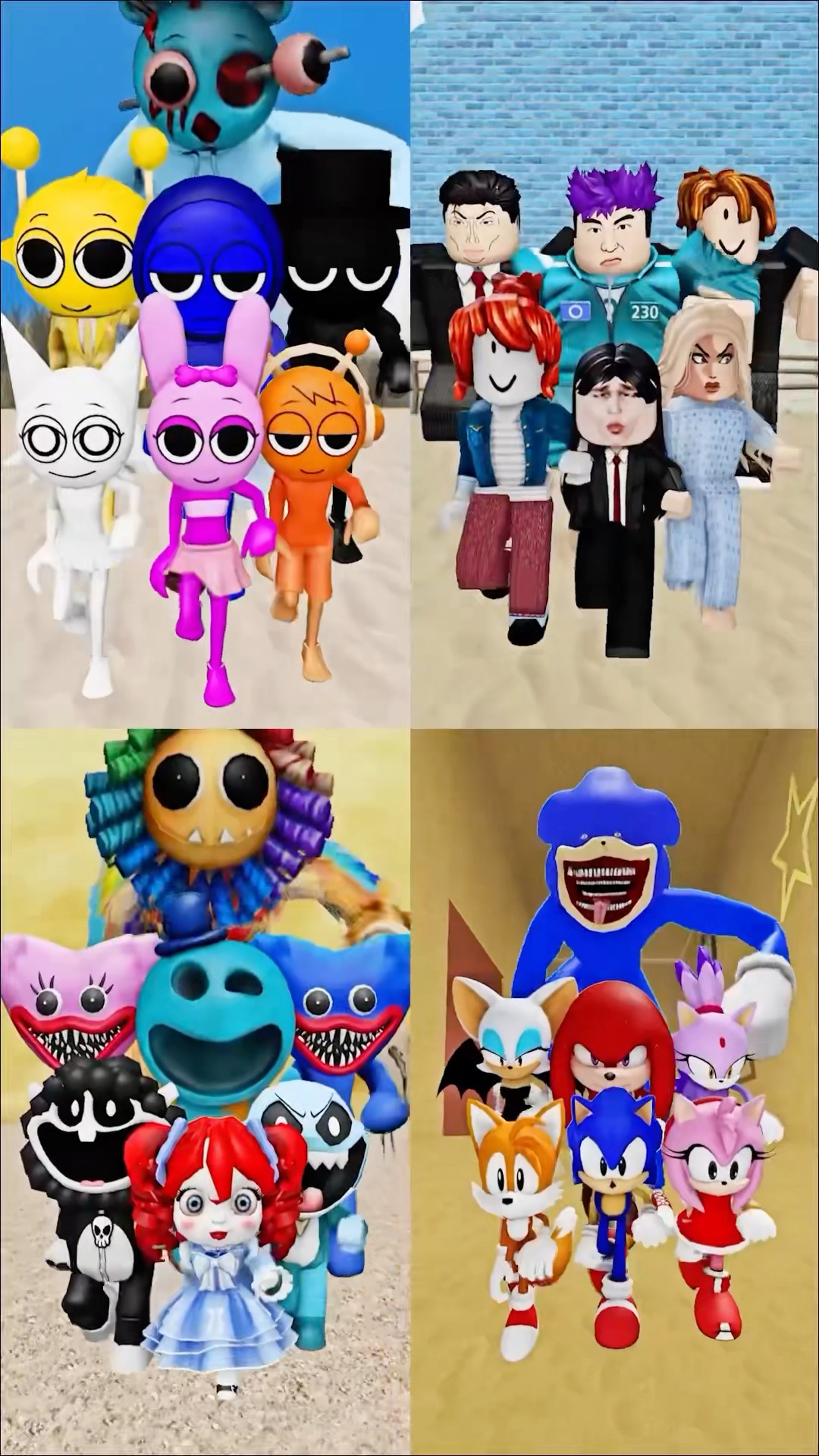 Squid Game Teamwork #sprunki #incredibox #sigma #boy #digitalcircus #sonic #pomni #poppy