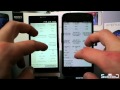 Sony Xperia S vs Galaxy Nexus - browser speed and rendering performance