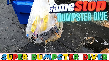 Drenched 💦 Dumpster Dive! GameStop Dumpster Dive #145 #SuperDumpsterDiver