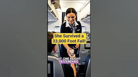 She Survived a 33,000 Foot Fall Without a Parachute #fyp