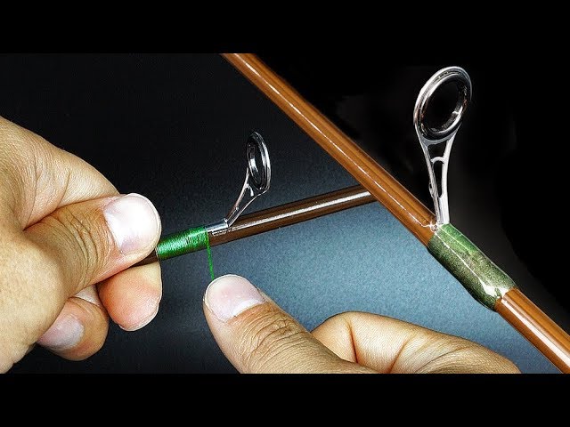 Rod Repair/How To Fix A Guide On The Fishing Rod [Wrapping And