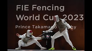 tokoname, japan 2023 individual men's foil finals' highlights