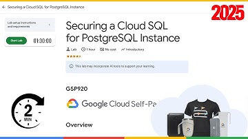 Securing a Cloud SQL for PostgreSQL Instance | GSP920