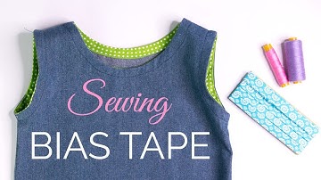 How to Sew Bias Tape {around curves & necklines}