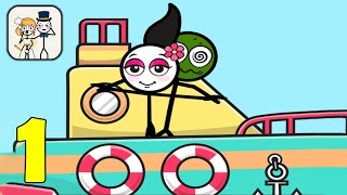 DOP - Draw one part: Draw Line: This game is addictive! - Part 1 Levels 1-9 screenshot 2