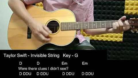 [Guitar Tutorial] Taylor Swift - Invisible String - Guitar Chord