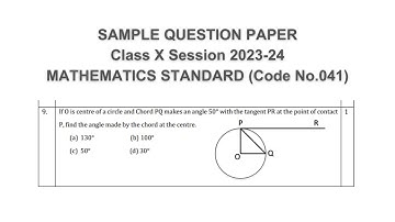If O is centre of a circle and Chord PQ makes an angle 50° with the tangent PR