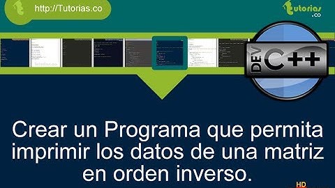 arrays -- visual C++ (imprimir matriz orden inverso)
