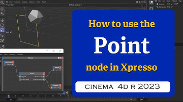 How to use the Point node in Xpresso in Cinema 4D 2023  @MaxonVFX​