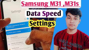 Samsung m31 net speed setting on status bar | samsung m31 network speed show