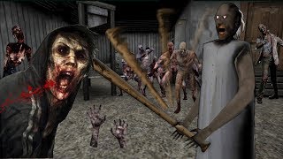 GRANNY vs ZOMBIES GRANNY'S HOUSE ATTACKED ZOMBIES GRANNY new mod GRANNY update